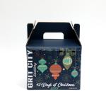 Matt Lamination Rigid Cardboard Luxury Handbag Packaging Box For Red Wine
