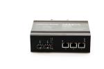 PoE fiber 5 Port Industrial Ethernet Switch 2 gigabit fiber ports 3 10 / 100 /