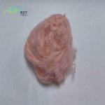 Pink A Grade Staple Fiber Polyester Non Siliconized Polyester Fiber Fill