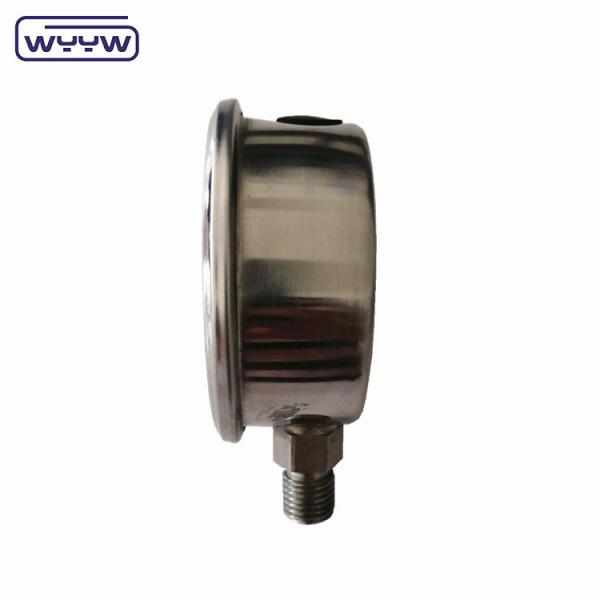 Buy cheap 60mm Double Scale All SS Pressure Gauge , Glycerin Filled Pressure Gauge from wholesalers