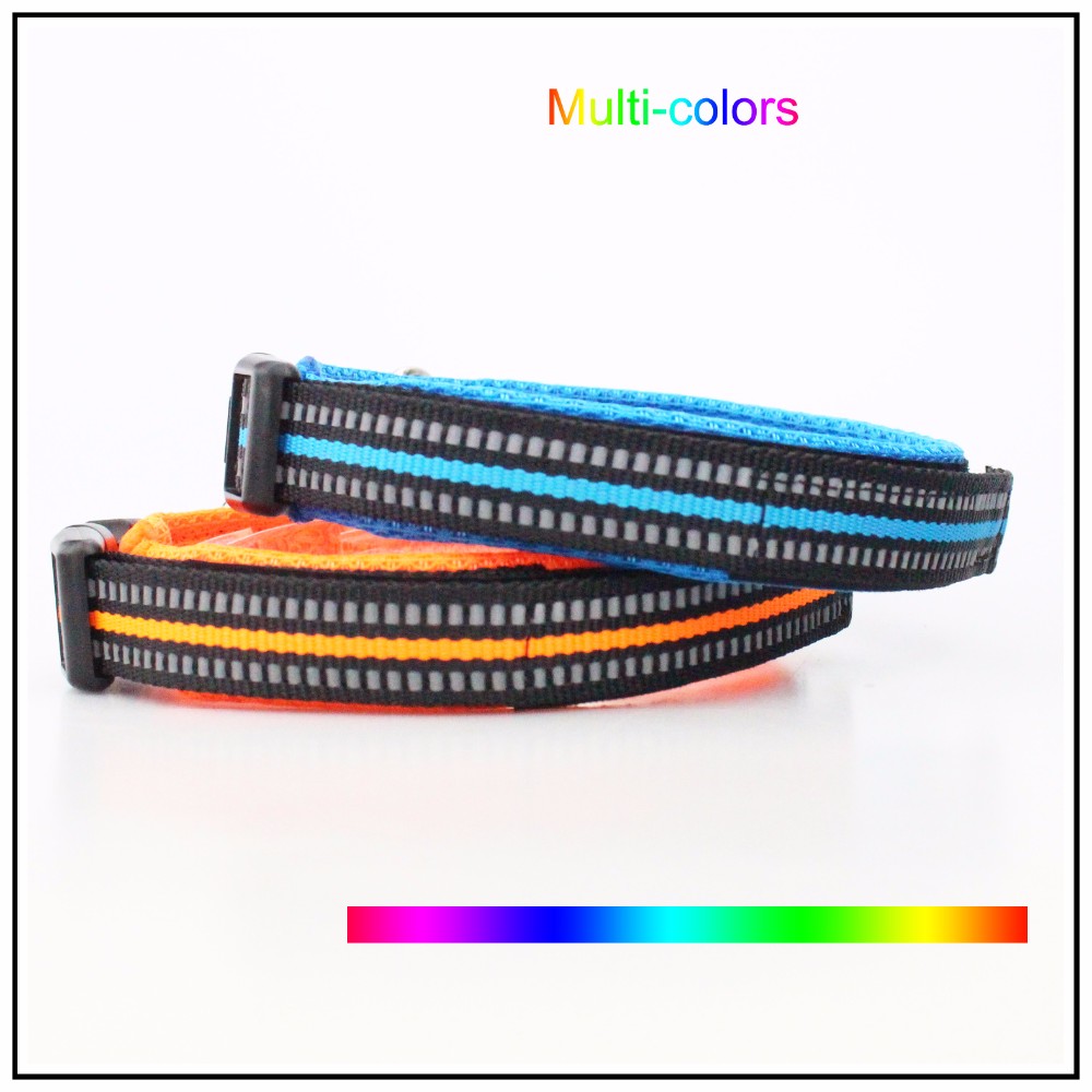 Multi Color Cheap And Safe Nylon Dog Collars Webbing And Airmesh Material
