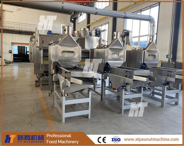 200kg/H Dry Peanut Skin Removing Machine Hazelnut Peanut Red Skin Peeling