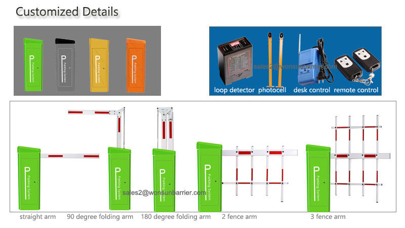 10 Million Operation Times Vehicle Barrier Gate With Planet Gear Drive And High Torque