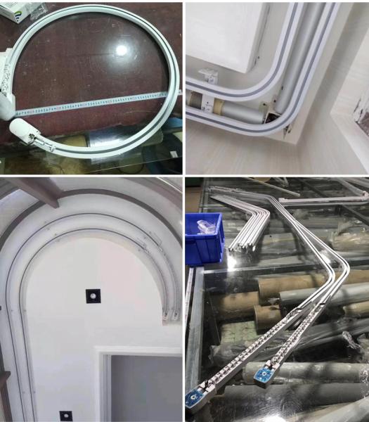 Buy cheap Thickness 1.2mm Smart Rods Curved Shower Rod with UL certification from wholesalers