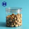 Buy cheap Transparent Airtight Plastic Cans Peanuts Wide Mouth Pet Round Ring Pull Eoe With Screw Cap from wholesalers