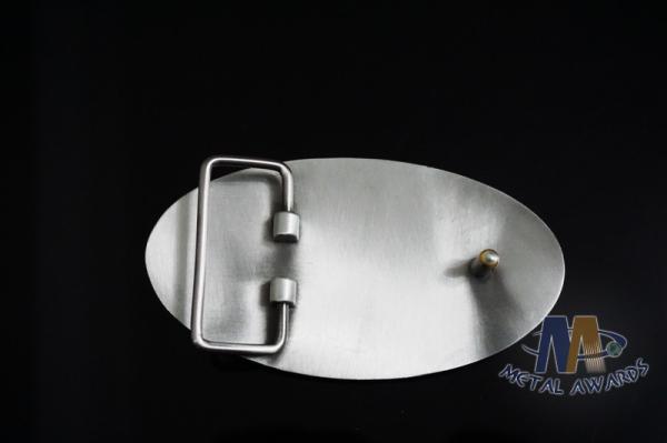 Buy cheap Zinc Alloy / Pewter Custom Made Buckles / Mirosoft Belt Buckle with Antique Nickel Plating for Awards from wholesalers