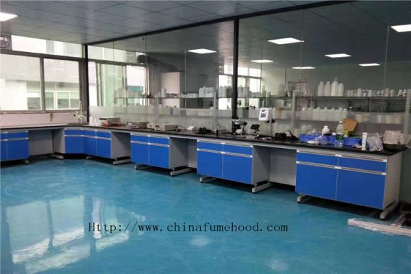 Buy cheap Aluminium Alloy Handle Chemical Lab Furniture , Blue 3000 mm Length Phenolic Wood Lab Furniture from wholesalers