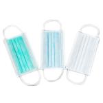 Medical 3 Ply Non Woven Face Mask Mouth Protection Mask White