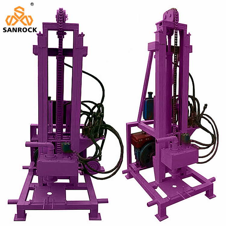 Compact Portable Water Well Drilling Rig Equipment Rotary Borehole Small Water Well Drilling Rig