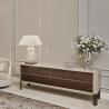 Buy cheap Burl 18in Cabinet Console Table TV 180cm Wooden For Living Room from wholesalers
