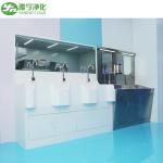 Hospital Foot Operated Hand Wash Sink Stainless Steel 304 Maretial With Soap Box