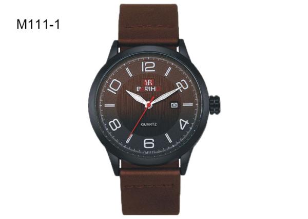Buy cheap BARIHO Men's Quartz Watch Fashion PU Leather Band Men Wrist Waterproof Watch M111 from wholesalers