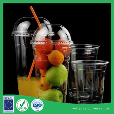 Buy cheap Dome Disposable Cup Lids Clear For Juice 1000ml Cups Cover PET from wholesalers