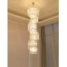 Buy cheap Luxury crystal chandelier duplex building hollow living room lamp large chandelier(WH-NC-91) from wholesalers