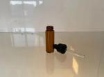 Empty 4ml Amber Essential Oil Bottles With Droppers Small Size