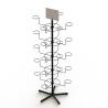 Buy cheap Spinner Hat Metal Clothing Display Rack / Multiple Hooks Baseball Hat Display Rack from wholesalers