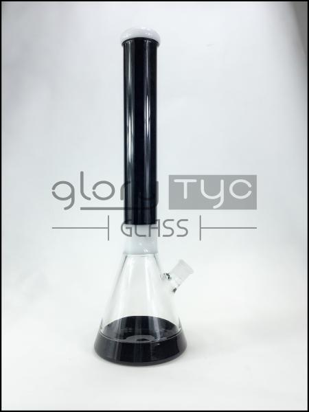 Buy cheap 18 Inch Water Pipes Glass Bongs 19mm Join Beaker Recycling Hookah Tube from wholesalers