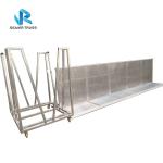 Sgaier Aluminum Crowd Control Barrier 1200 * 1000 * 1200mm Mojo Barrier Trolley