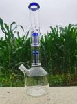 10 Inch Glass Bongs Beaker Bong 4mm Glass Wall Super Heavy Water Pipes