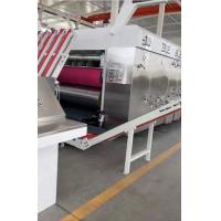 Buy cheap Carton Corrugated Rotary Die Cutter Flexo Printing Three Color product