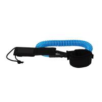 Buy cheap Black Blue TPU 7mm SUP Coil Leash product