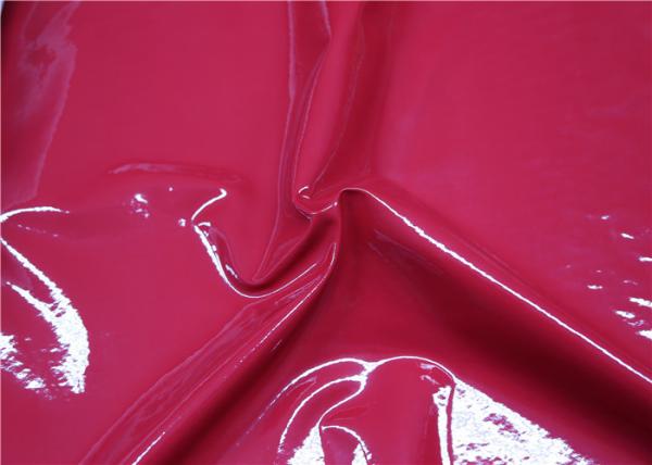 Buy cheap Red Patent Synthetic Leather , High Polish Shoes Patent Leather No Fading from wholesalers