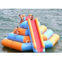 Buy cheap Double lane slide inflatable water tower sport game with 0.9mm pvc tarpaulin product