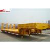 Buy cheap Heavy Duty Hydraulic Low Bed Semi Trailer Swan Neck Gooseneck Light Yellow from wholesalers