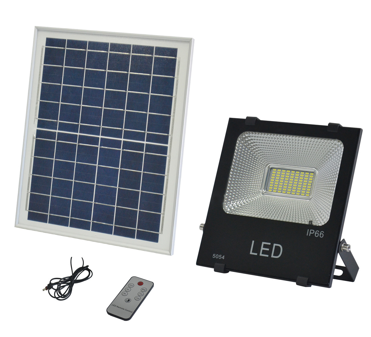 50W/100W/150W LED Solar Flood Light with motion sensor aluminum material for garden and building use