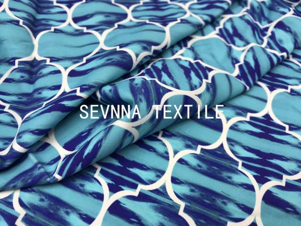 Buy cheap Moisture Wicking Yoga Wear Fabric Double Printing Patterns from wholesalers