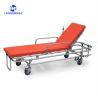 Buy cheap Factory Stainless Steel Adjustable Hospital Patient Transport Emergency Ambulance Stretcher Trolley from wholesalers