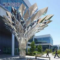 Buy cheap Geometric Mirror Metal Garden Statues Outdoor Stainless Steel product