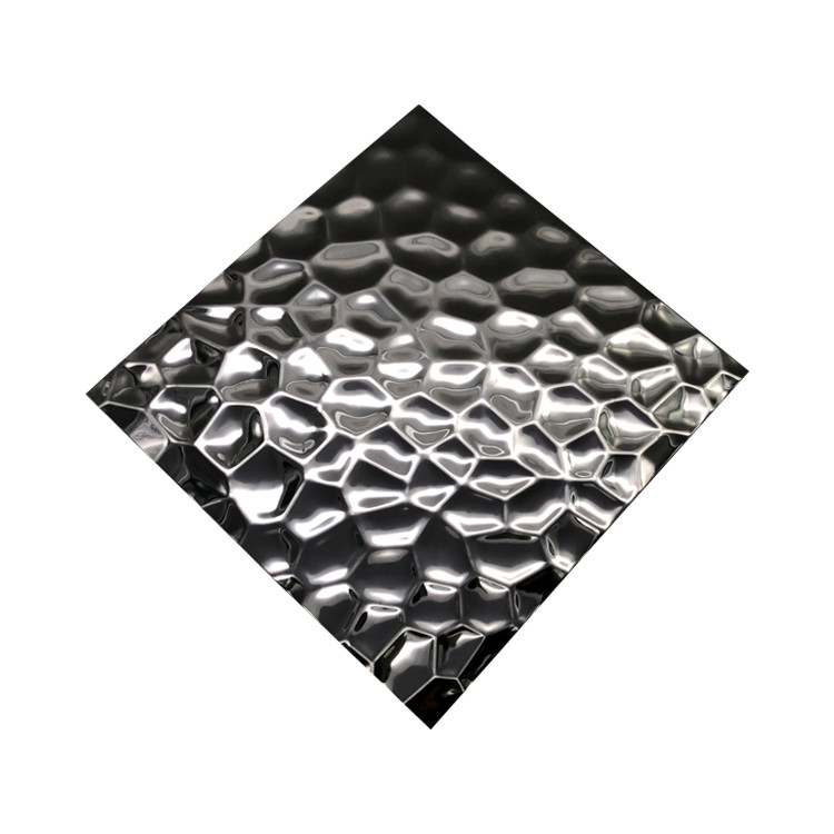 316l Stamped Stainless Steel sheet Water Ripper Finished For Ceiling Decoration