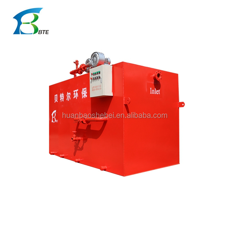 School Wastewater Treatment Carbon Steel Septic Tank With For Building Material Shops