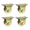 Buy cheap 330lbs Loading 50mm Industrial Metal Wheels H Groove from wholesalers