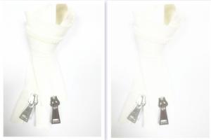 China Eco- friendly Most Popular Double Sliders 2 Way Open End Metal Zipper  Close-end / Open-end on sale