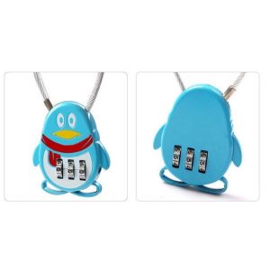 Buy cheap QQ Penguin Shaped Wire Combination Lock from wholesalers