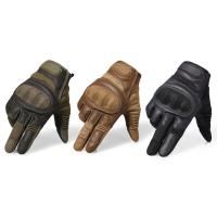 Buy cheap Men Outdoor Tactical Gear Hard Knuckle Goat Skin With Neoprene Padding product