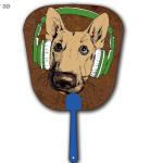 Promotional Product PP 3D Lenticular Effect Plastic Hand Fan