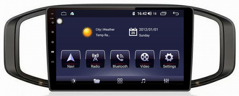 Ouchuangbo media player GPS radio for MG 3 support BT MP3 mirror link android 8.1 OS 4+64