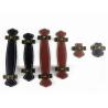Buy cheap Genuine Leather Drawer Pull Black Leather Office Table Dresser Handles Modern Style Interior Decoration from wholesalers