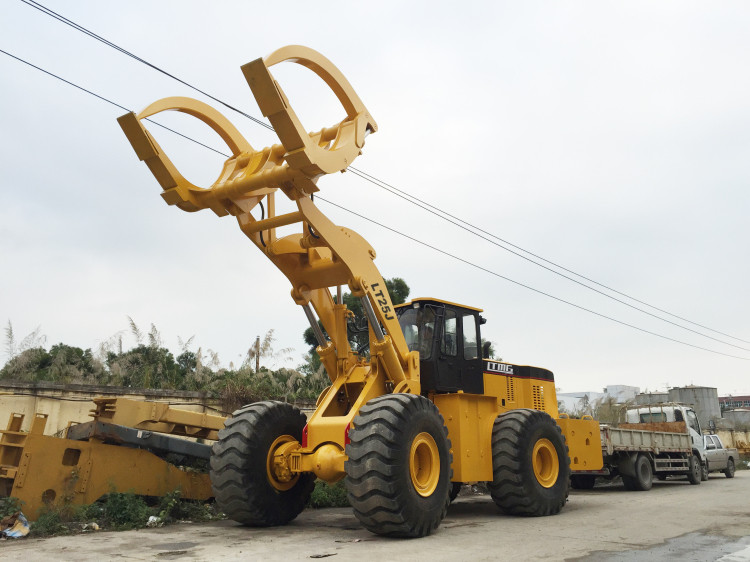 LTMG 25 Ton Lumbering Log Loader Grapple For Wood Grabbing 247kw Rated Power