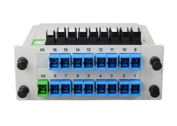 Buy cheap FTTH 1x16 Fiber Optic Plc Splitter LSZH Low Insertion Loss from wholesalers