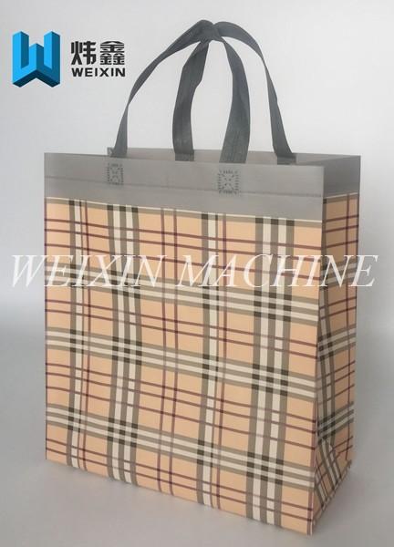 China Manufacturer Customized High quality Grid Non Woven Gift Bag /ultrasonic
