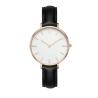 Buy cheap Fashion SS Leather Strap Watches Womens Egg White Face Dial Custom Logo from wholesalers