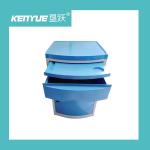 ABS material hospital bedside table blue hospital special bedside table