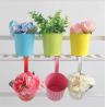 Buy cheap Metal Flower Pot Balcony Garden Planter Iron Hanging Flower Barrel from wholesalers