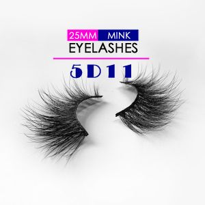 Buy cheap Custom Logo Thin 5D Mink Eyelashes 25 Times Usage from wholesalers