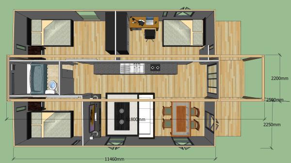 Buy cheap Flexible Container House Homes With Mobile Home Thailand For Sale from wholesalers