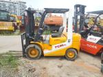 Used Origin Japan 3 Ton Forklift Tcm Fd30 with 3 Stages Mast with High Quality